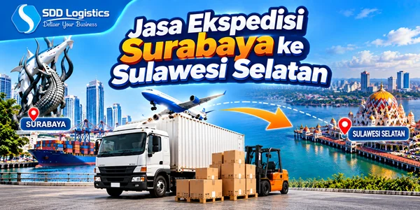 Surabaya to South Sulawesi Logistics Route
